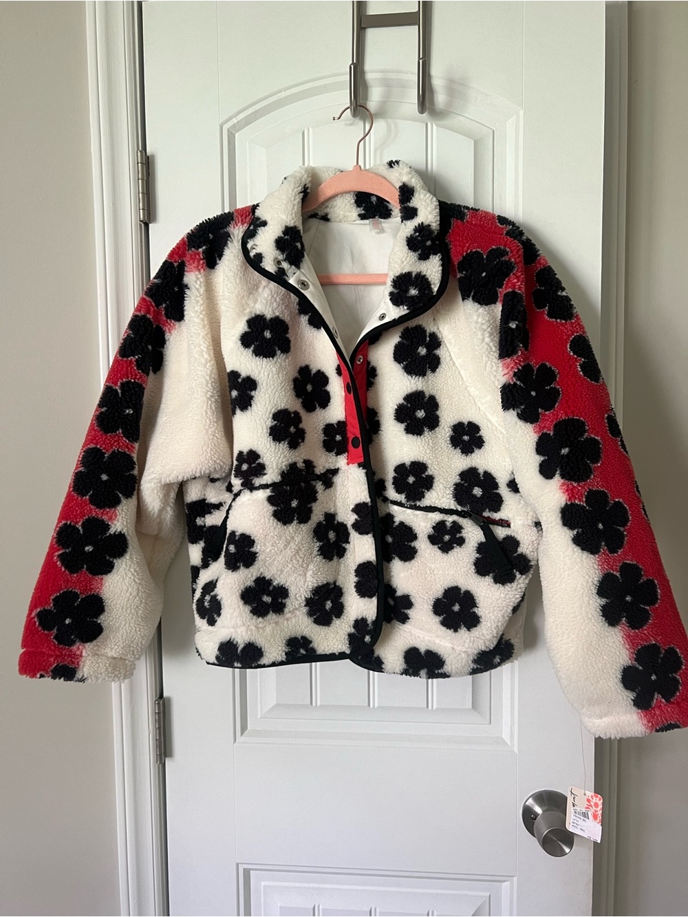 NWT Free People Mvmt Daisy Sherpa Puffer Coat - Small